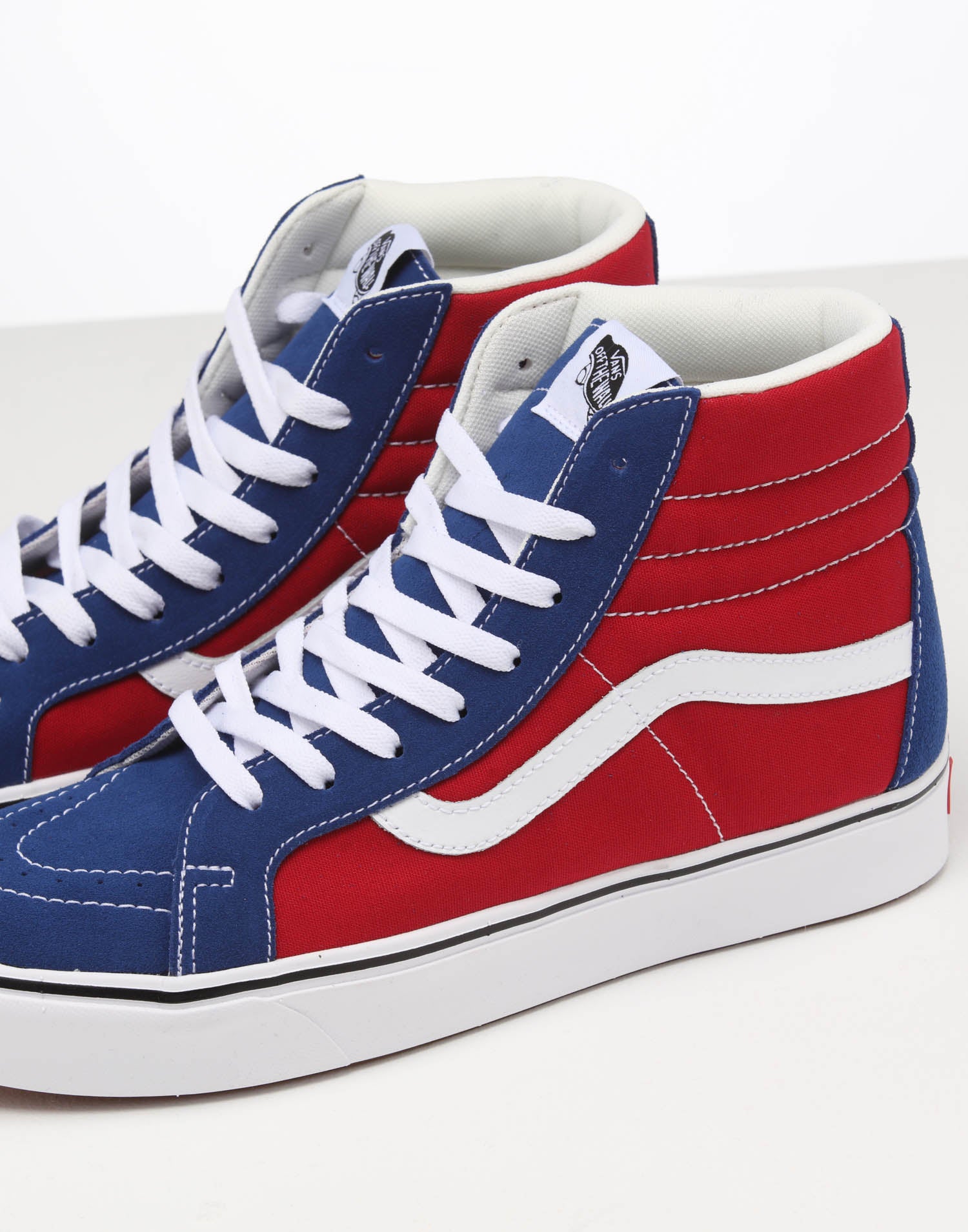 vans sk8 hi true blue red