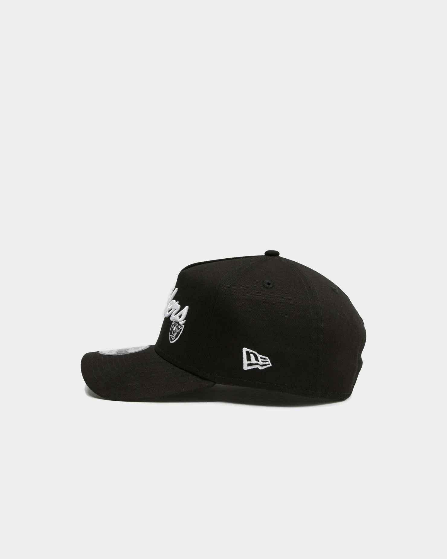 New Era Raiders 9FORTY A-Frame Vintage Script Snapback Black/OTC ...