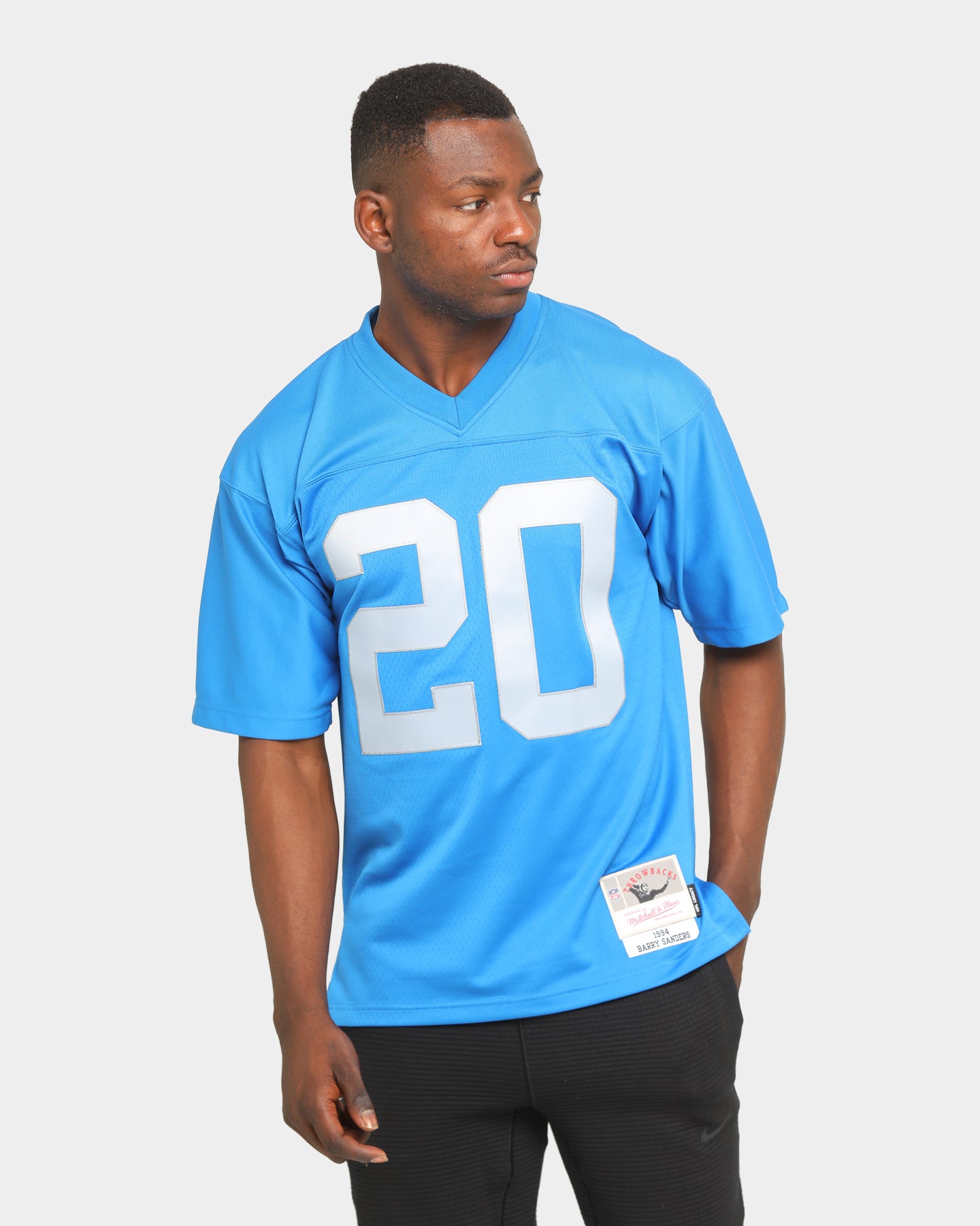 barry sanders mitchell and ness jersey