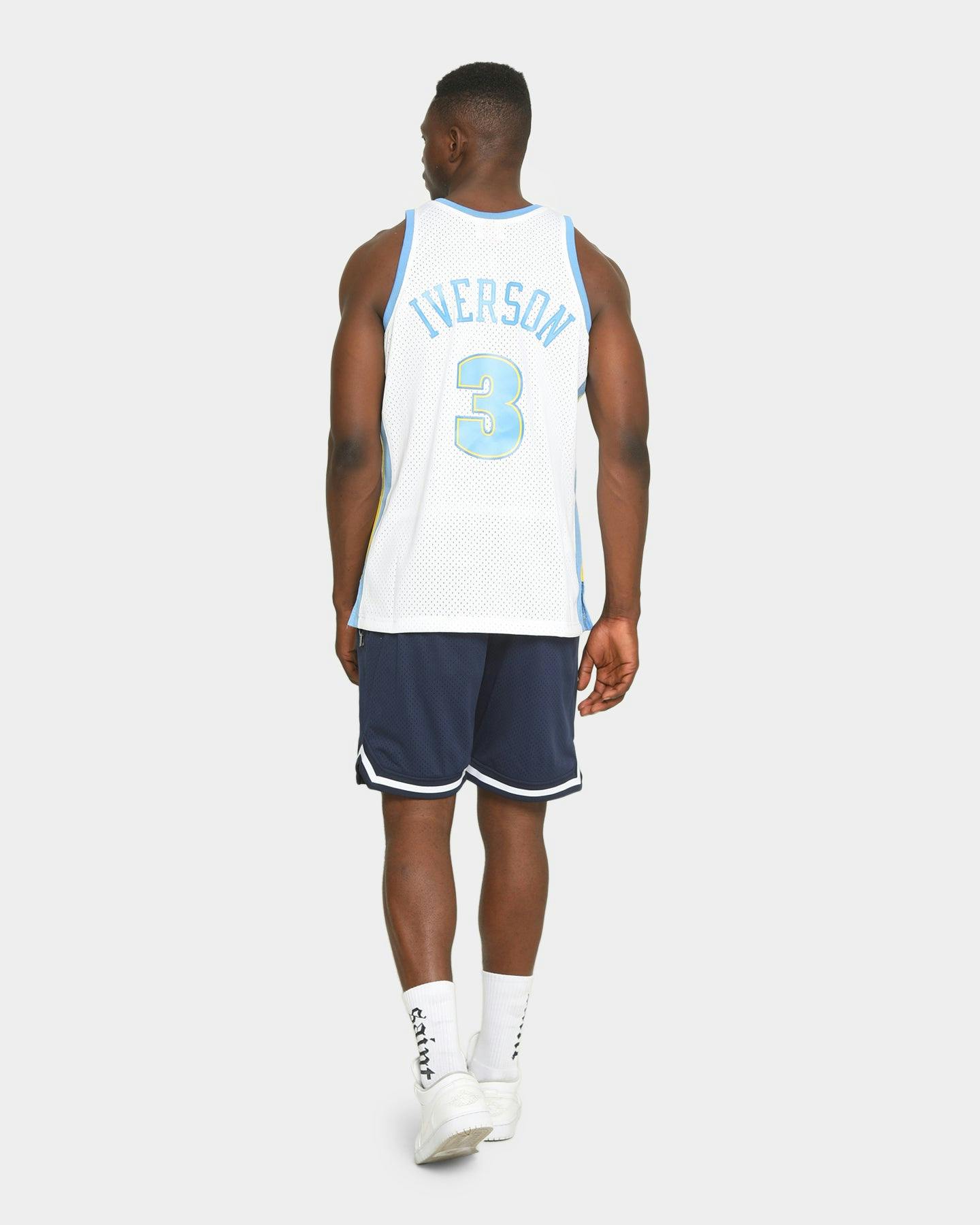 Mitchell & Ness Denver Nuggets Allen Iverson '06-'07 Road Swingman Jer ...