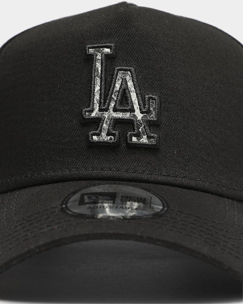 New Era Los Angeles Dodgers Snakeskin Logo 9forty K Frame Snapback Black Culture Kings Us