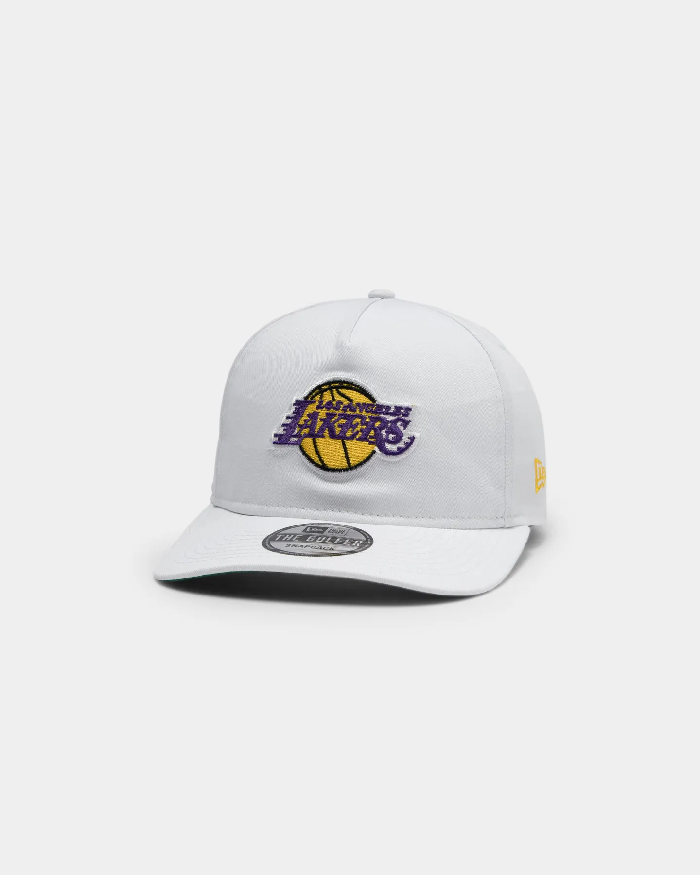 New Era Men S Los Angeles Lakers Old Golfer Pc Snapback White Otc Culture Kings Us