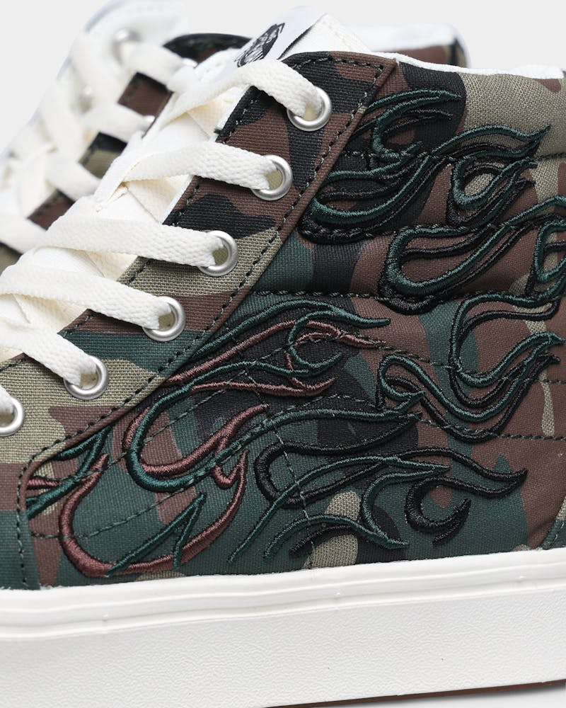Vans Comfycush Sk8-Hi Flame Woodland/Marshm thumbnail - 6
