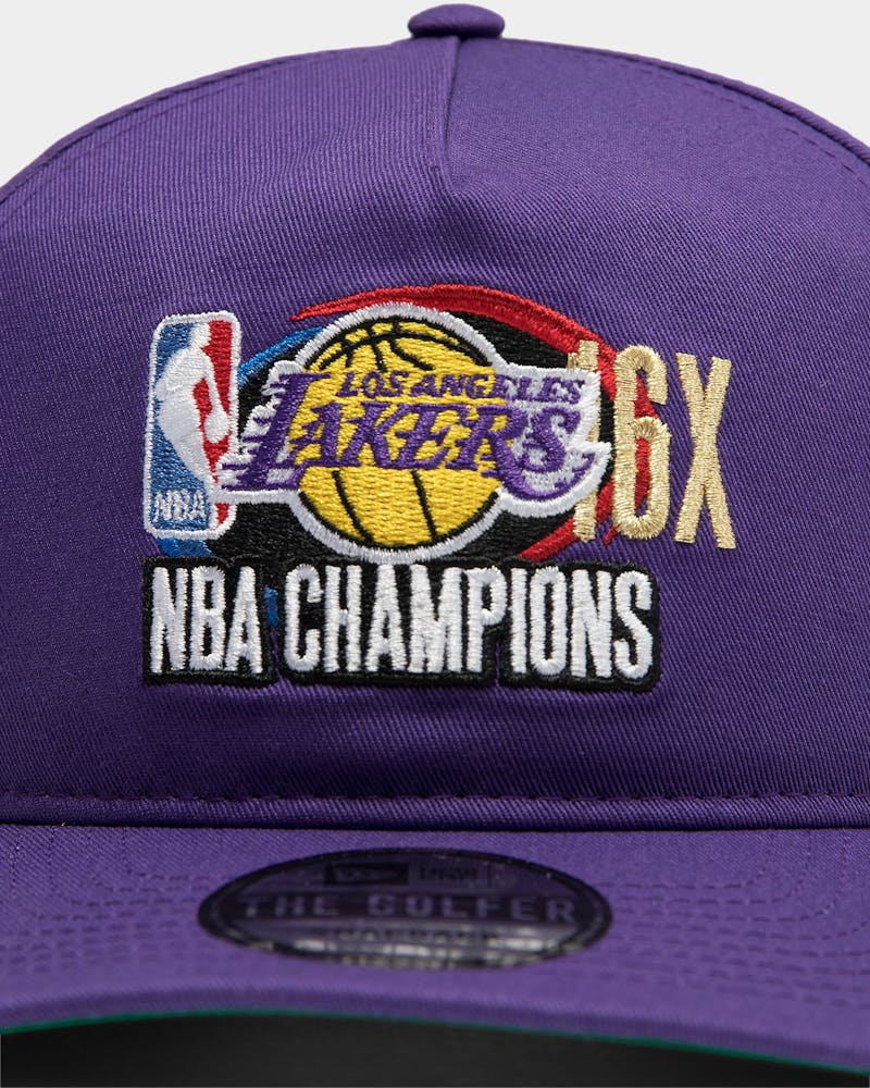 New Era Los Angeles Lakers 16x Champs Crc Old Golfer Snapback Purple O Culture Kings Us