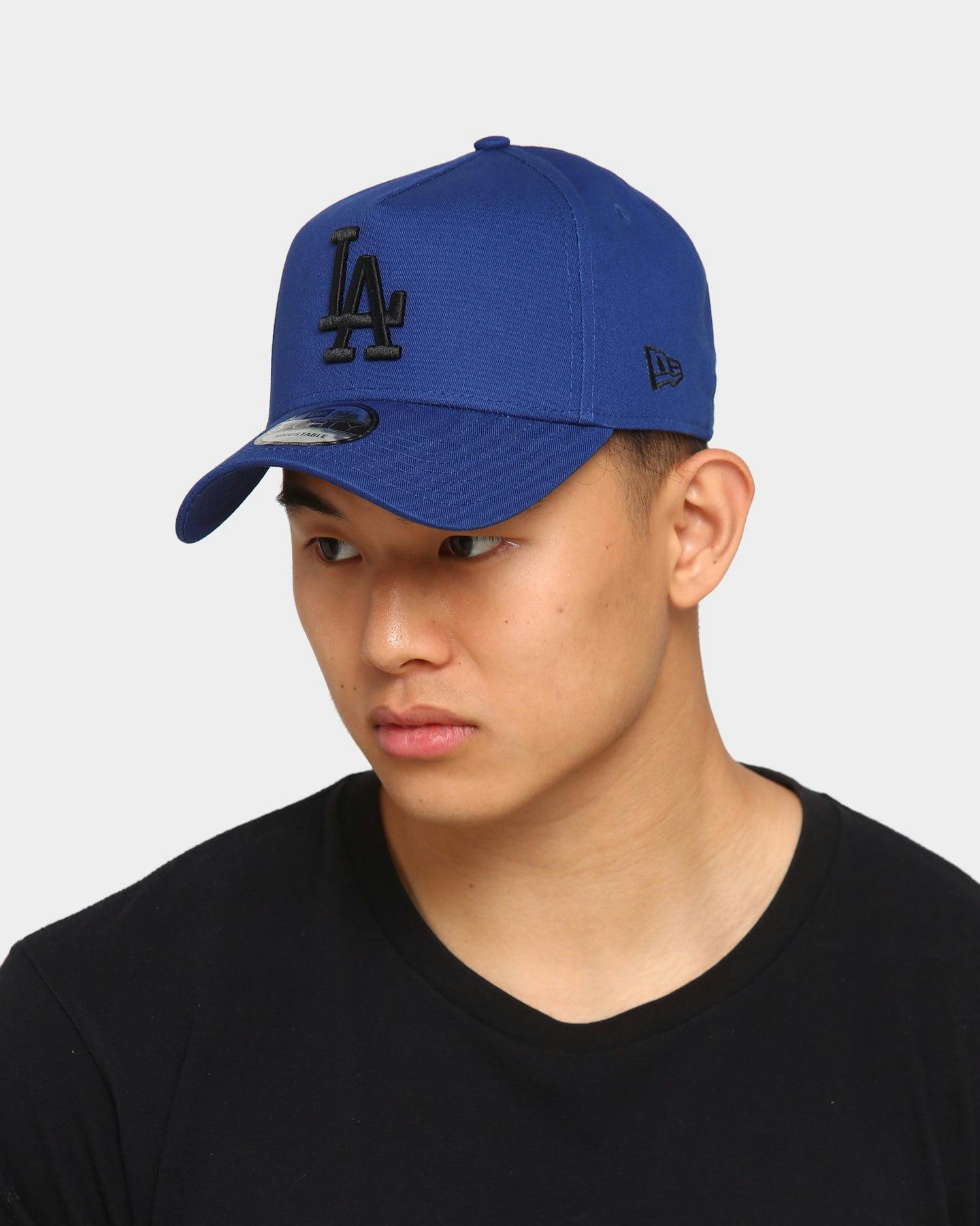 New Era Los Angeles Dodgers 9FORTY A-Frame Snapback Royal/Black ...