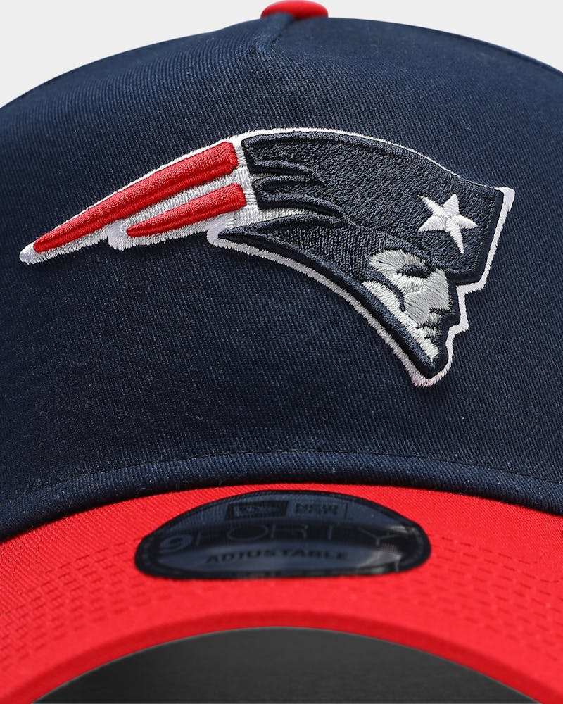 New Era New England Patriots Otc 9forty A Frame Snapback Blue Red Culture Kings Us