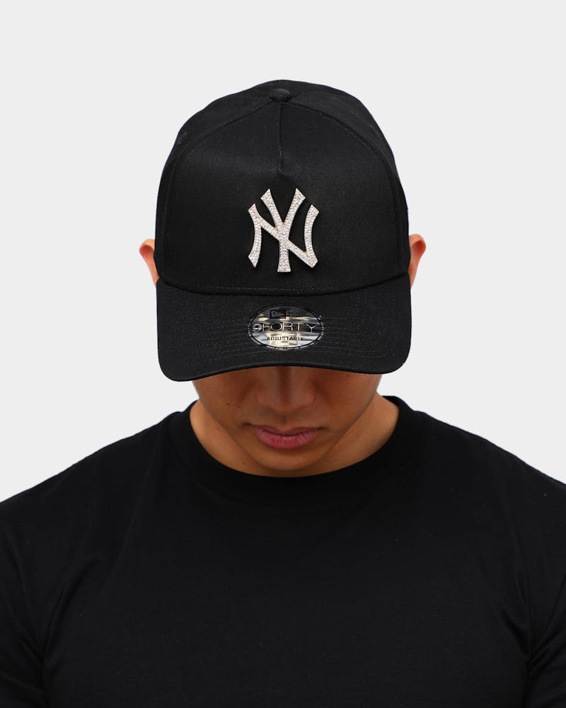 New Era New York Yankees Diamante 9FORTY A-Frame Snapback Black/Gold