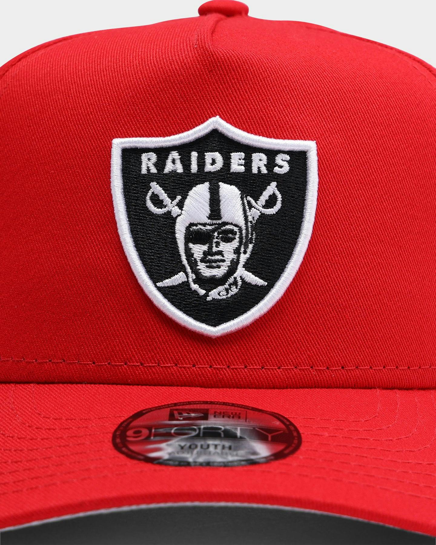 New Era Youth Las Vegas Raiders 9forty A Frame Snapback Red Culture Kings Us