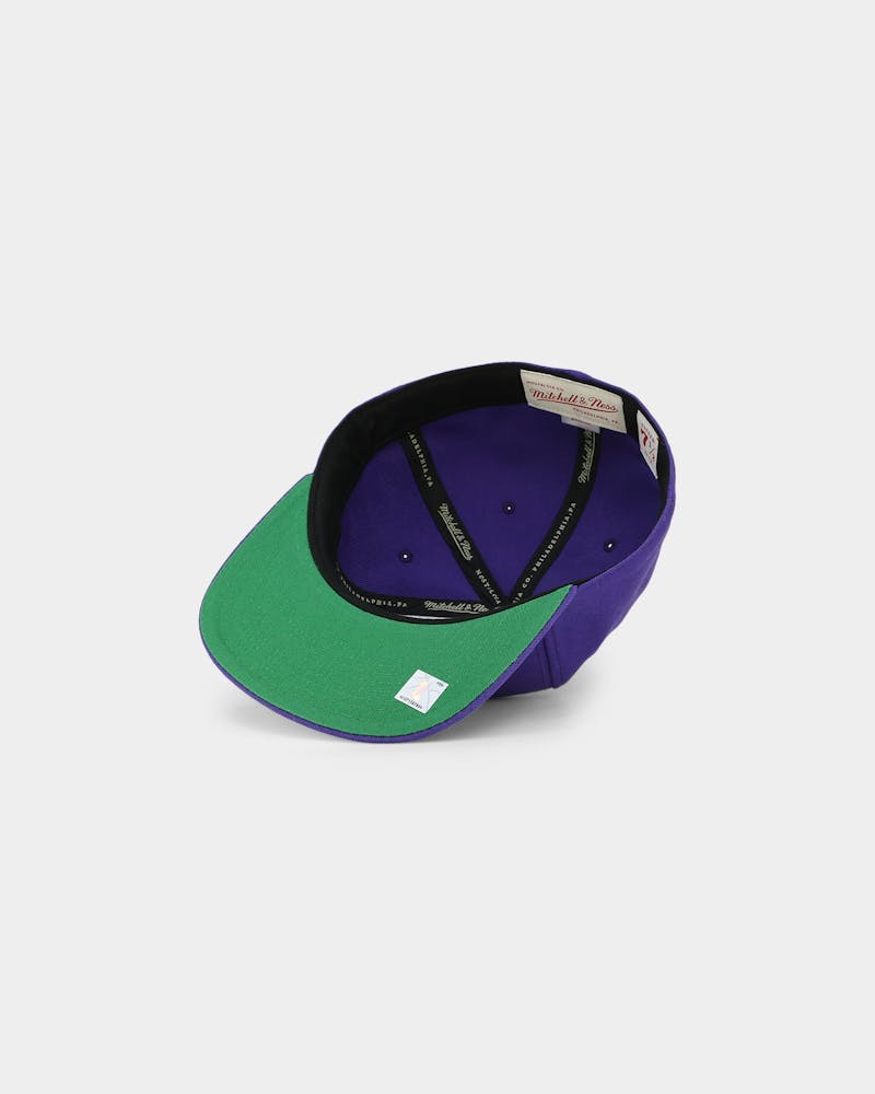 Mitchell & Ness Utah Jazz 'Team Ground 2.0 Hardwood Classics' Fitted Purple