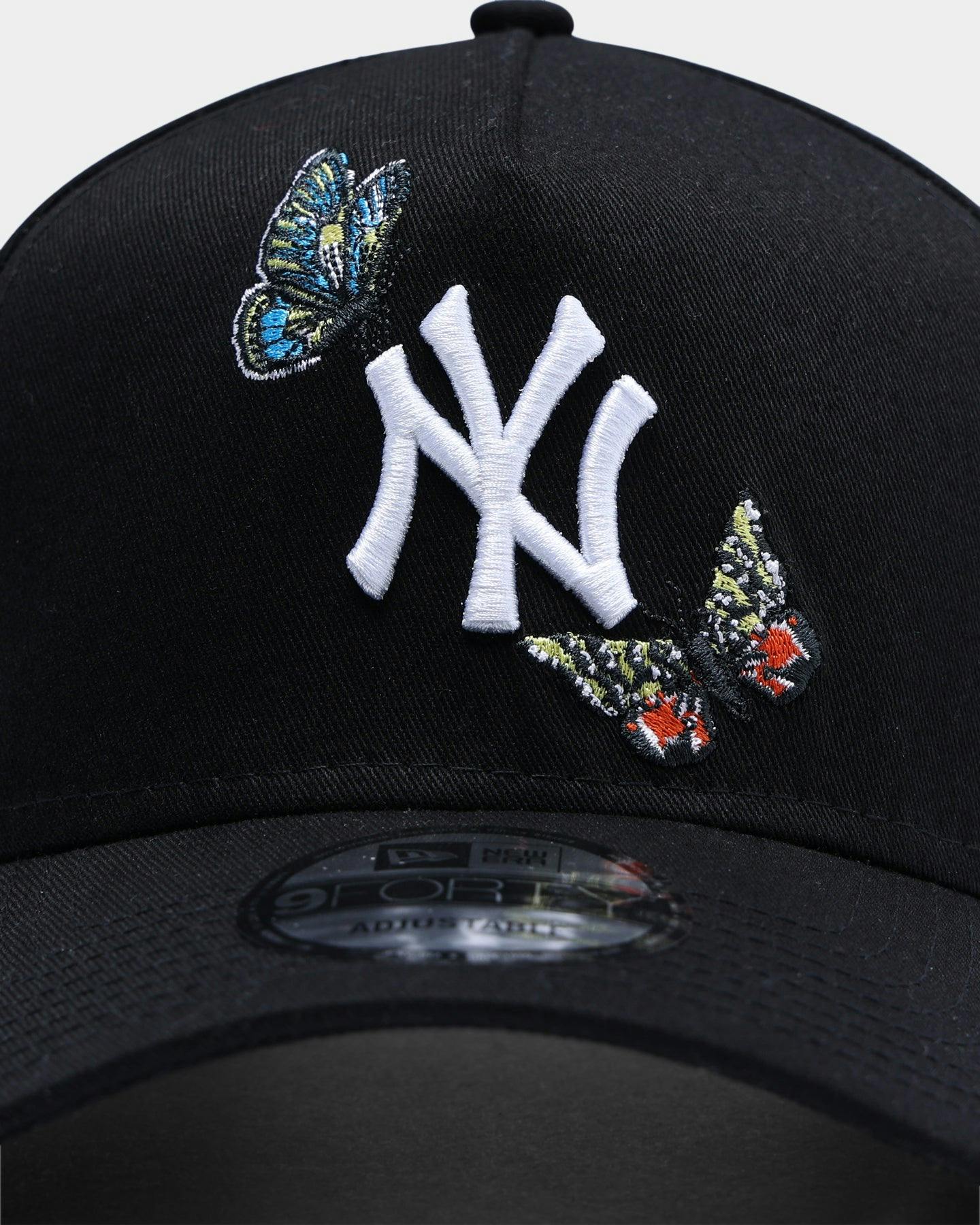 New Era New York Yankees "Butterfly Logo" 9FORTY AFrame Snapback Blac
