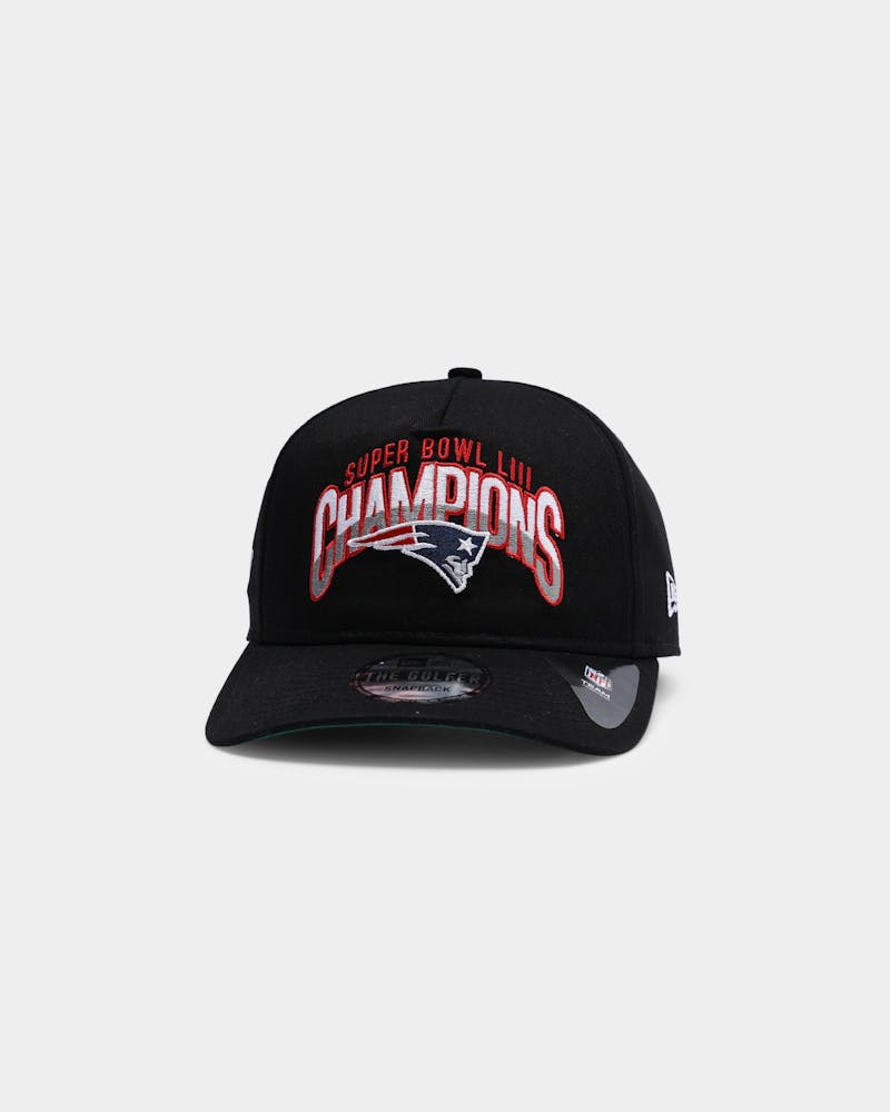 New Era New England Patriots "Super Bowl Champs" Old Golfer Snapback Black/Superbowl thumbnail - 0