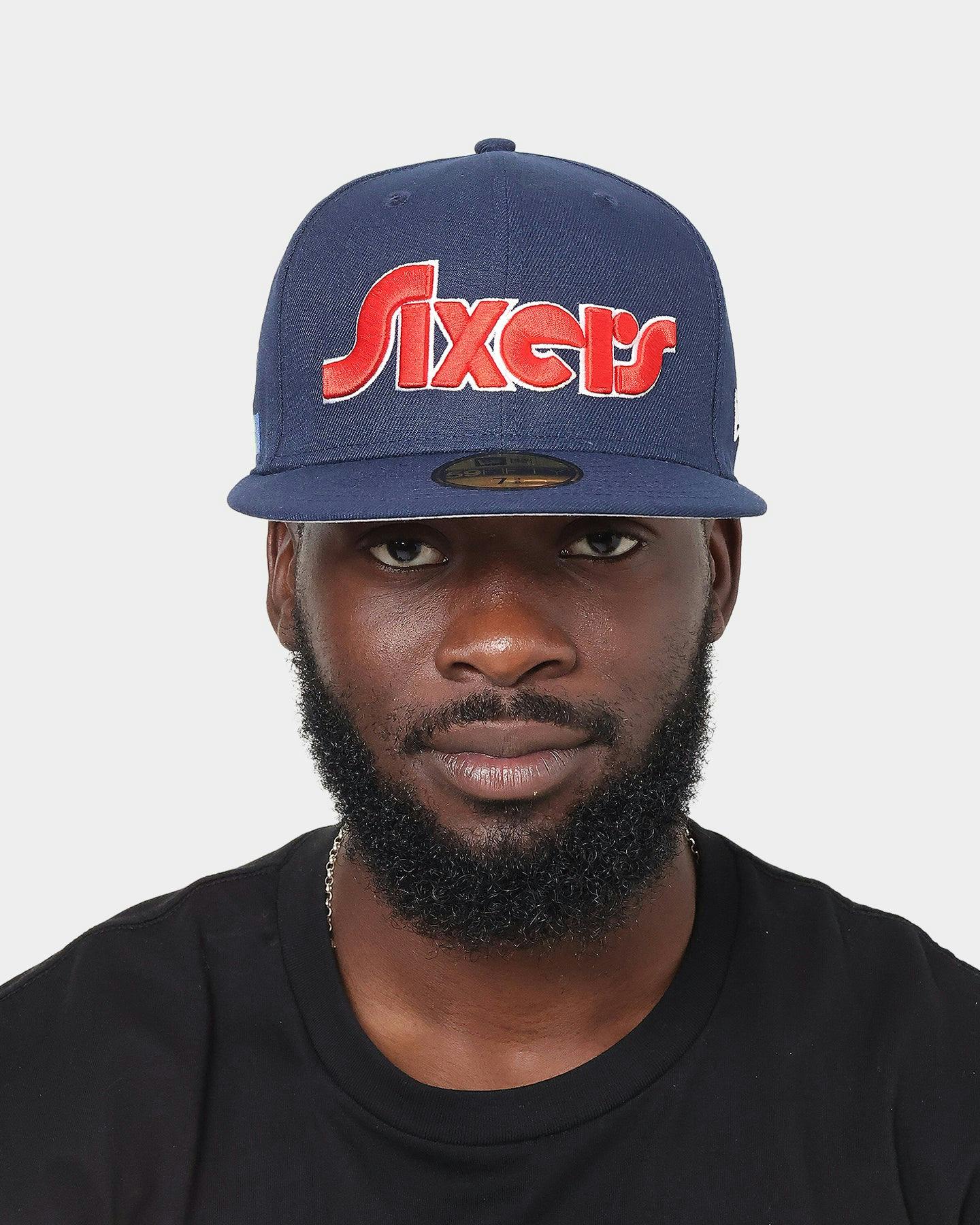 New Era Philadelphia 76Ers 'NBA Authentics City Edition' 59FIFTY Fitted Medium Blue