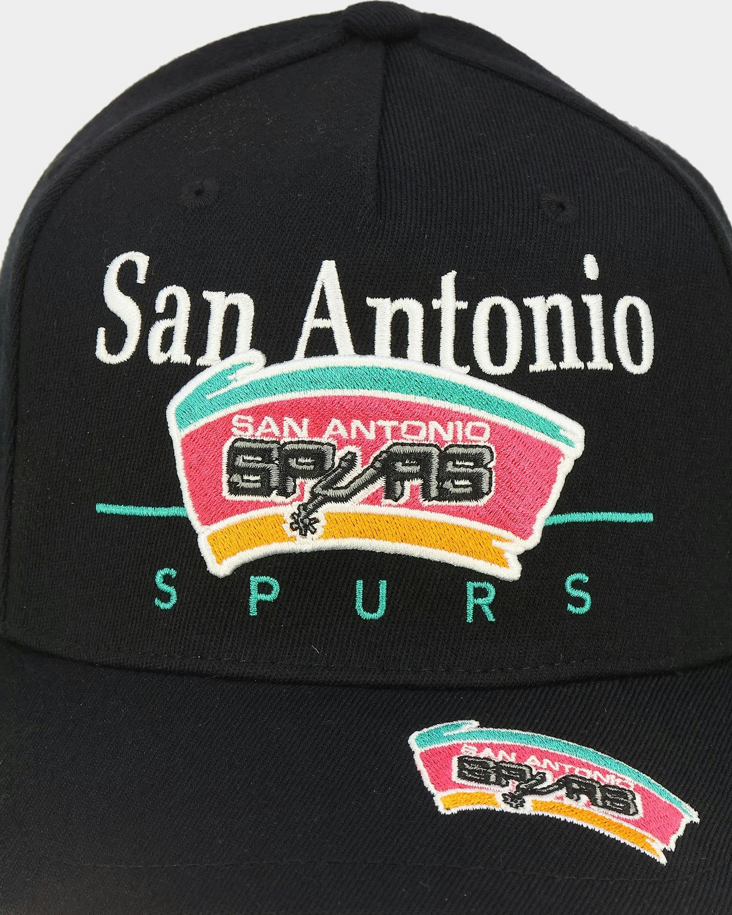 Mitchell & Ness San Antonio Spurs 'Underscore' Classic Red Snapback Black