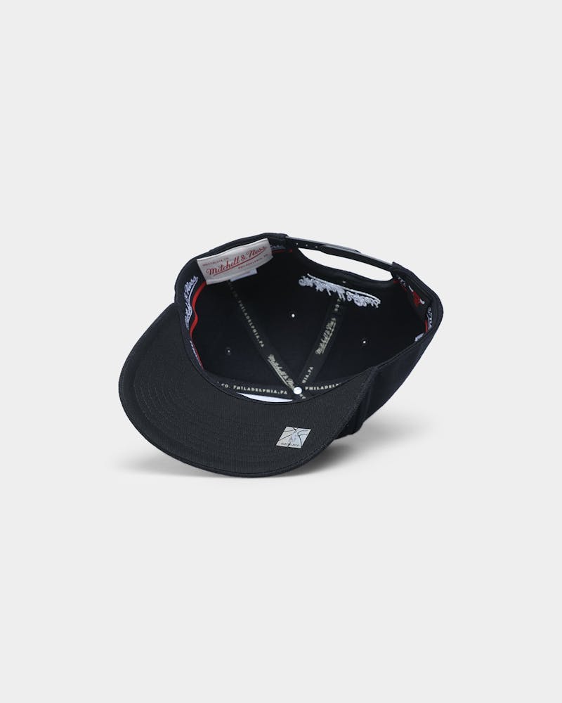 Mitchell & Ness Chicago Bulls 'Metallic Charcoal' Classic Red Snapback Black thumbnail - 6