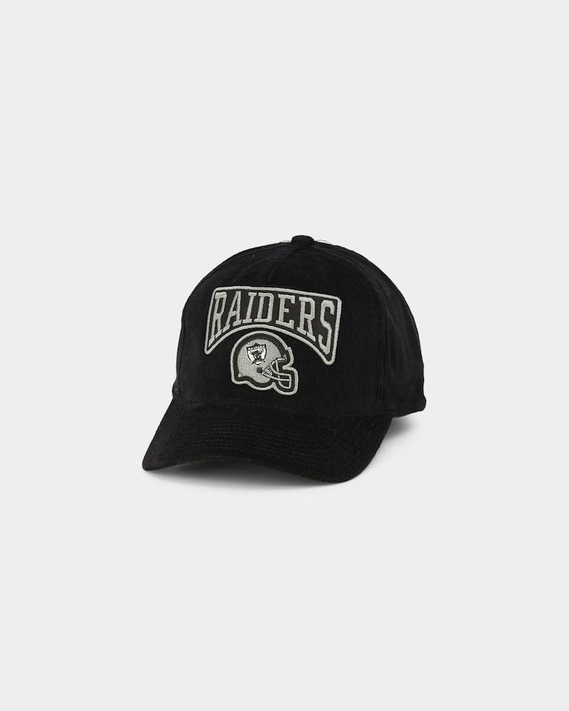 Mitchell & Ness Los Angeles Raiders 'Touchdown Cord' Dad Snapback Black thumbnail - 0