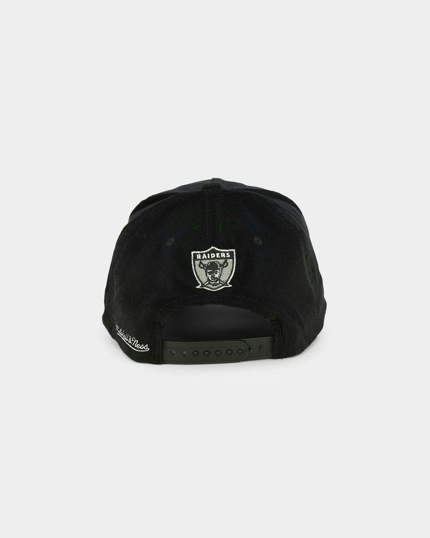 Mitchell & Ness Los Angeles Raiders 'Touchdown Cord' Dad Snapback Black