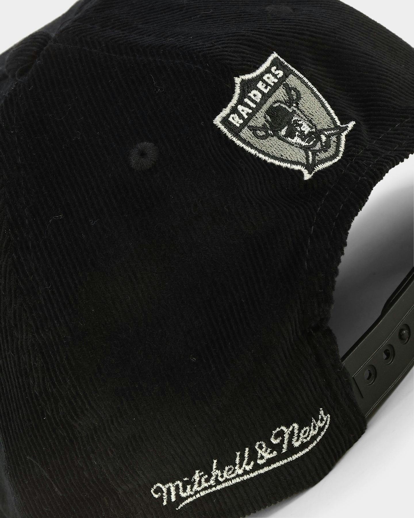 Mitchell & Ness Los Angeles Raiders 'Touchdown Cord' Dad Snapback Black
