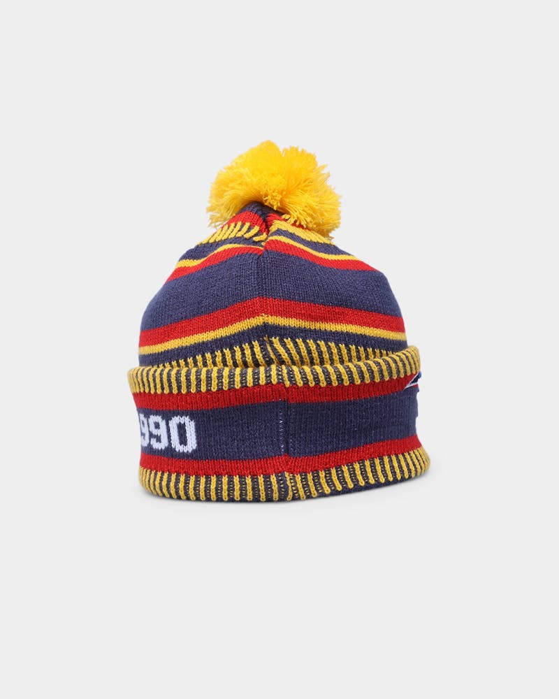 New Era Adelaide Crows AFL Opening Bounce 2022 Pom Wordmark Beanie Blue thumbnail - 4