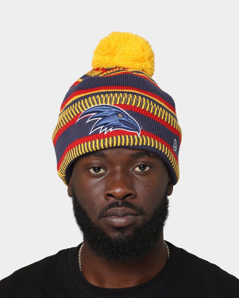New Era Adelaide Crows AFL Opening Bounce 2022 Pom Wordmark Beanie Blue thumbnail - 7