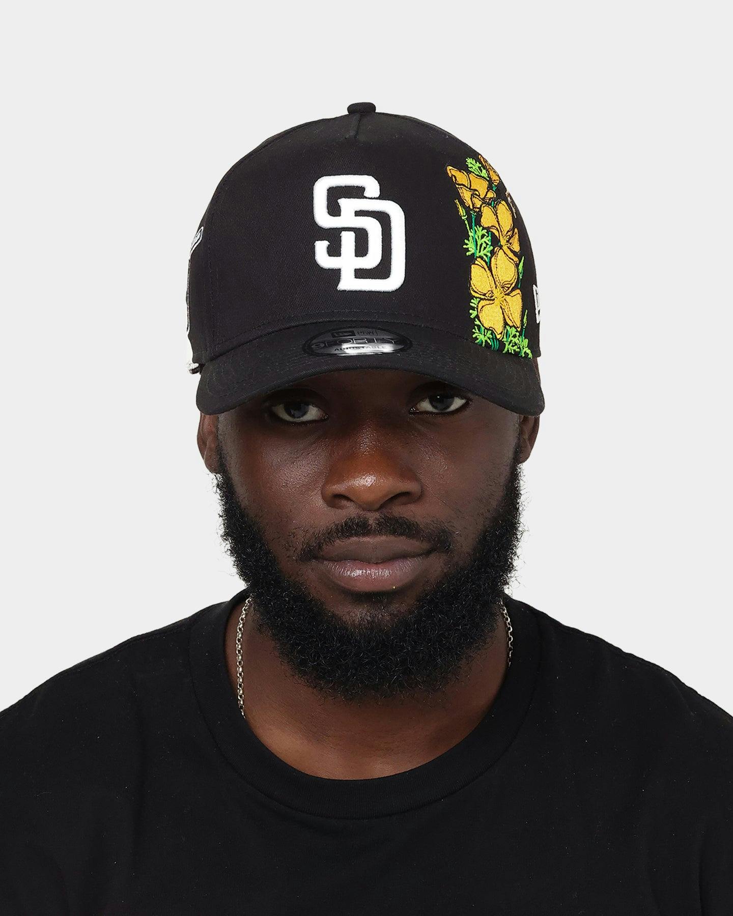 New Era San Diego Padres 'Flower' 9FORTY A-Frame Snapback Black/Floral