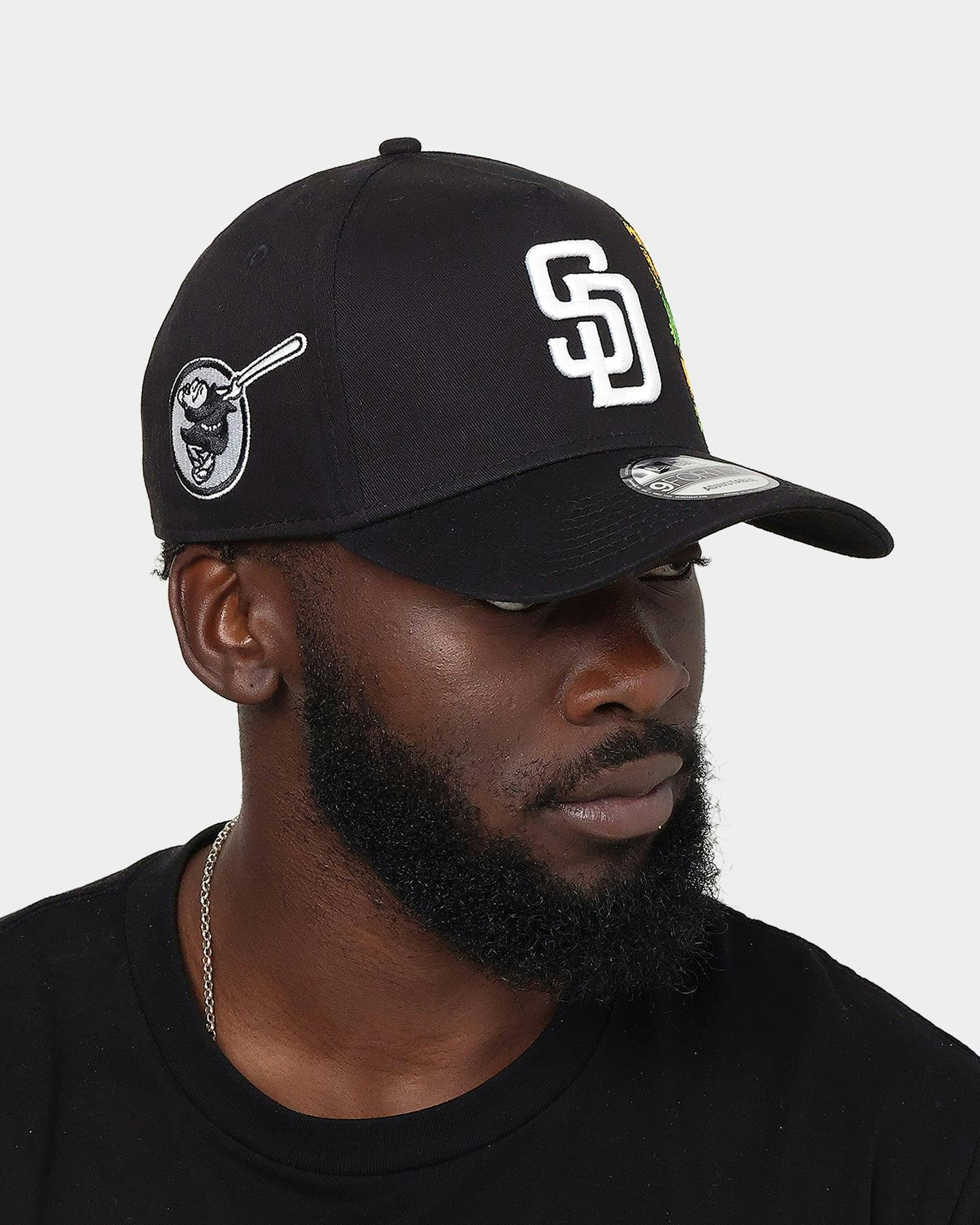 New Era San Diego Padres 'Flower' 9FORTY A-Frame Snapback Black/Floral