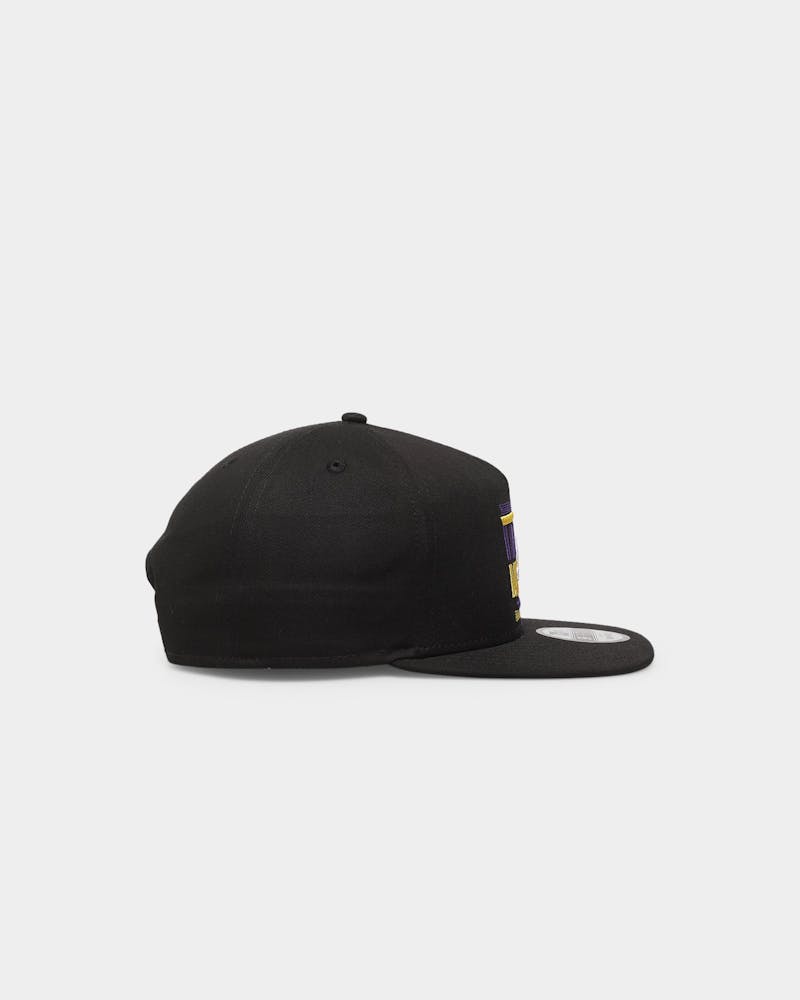 New Era Los Angeles Lakers 'Tilt' 9FIFTY A-Frame Snapback Black/Original Team Colours thumbnail - 3