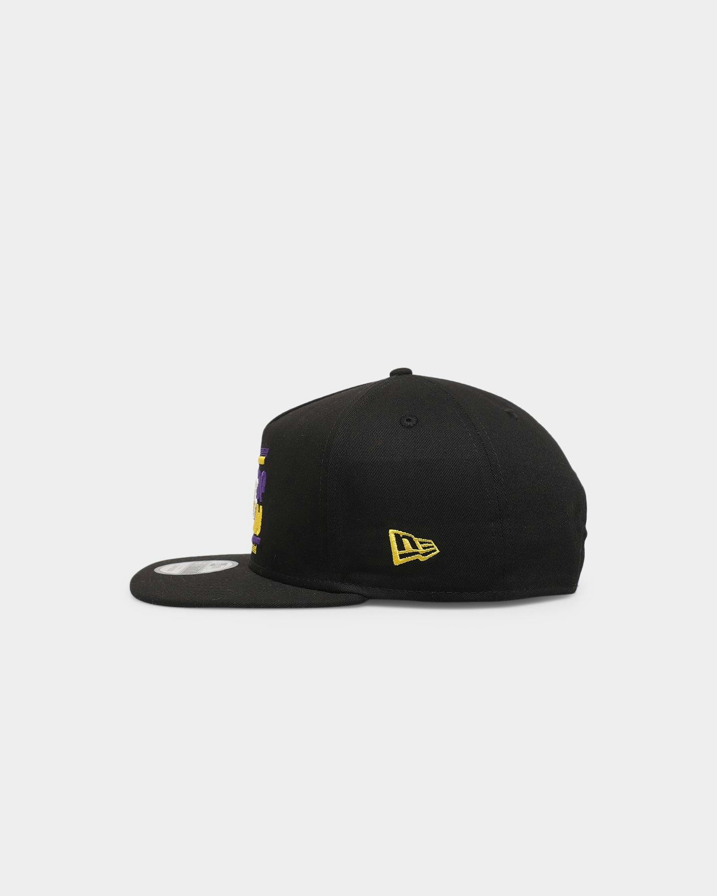 New Era Los Angeles Lakers 'Tilt' 9FIFTY A-Frame Snapback Black/Original Team Colours