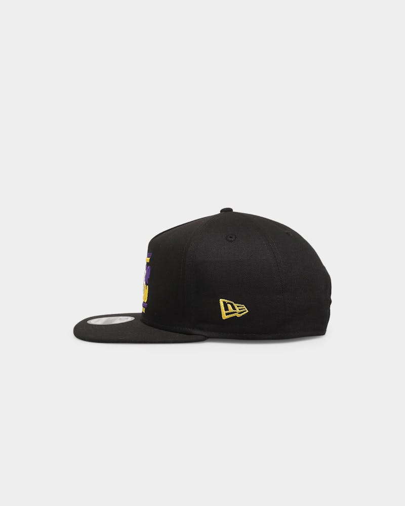 New Era Los Angeles Lakers 'Tilt' 9FIFTY A-Frame Snapback Black/Original Team Colours thumbnail - 4