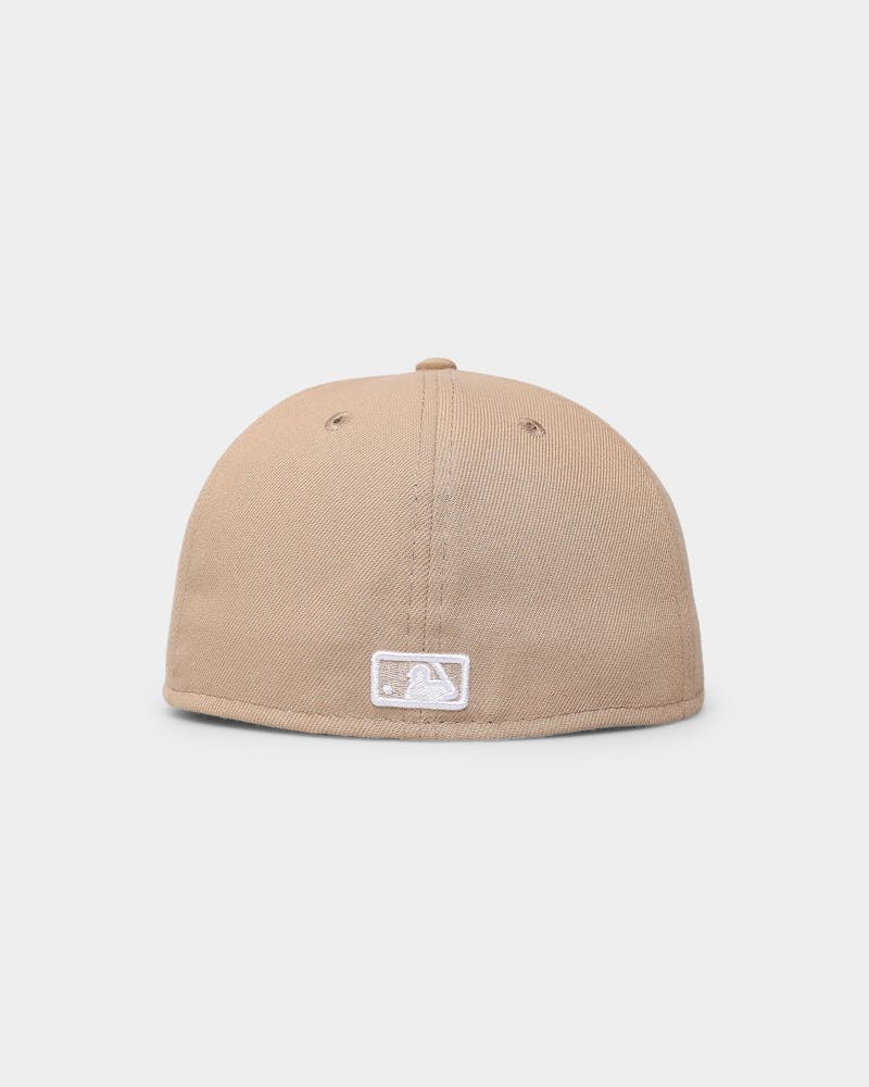 New Era Atlanta Braves "Camel White" 59FIFTY Fitted Tumbleweed/White