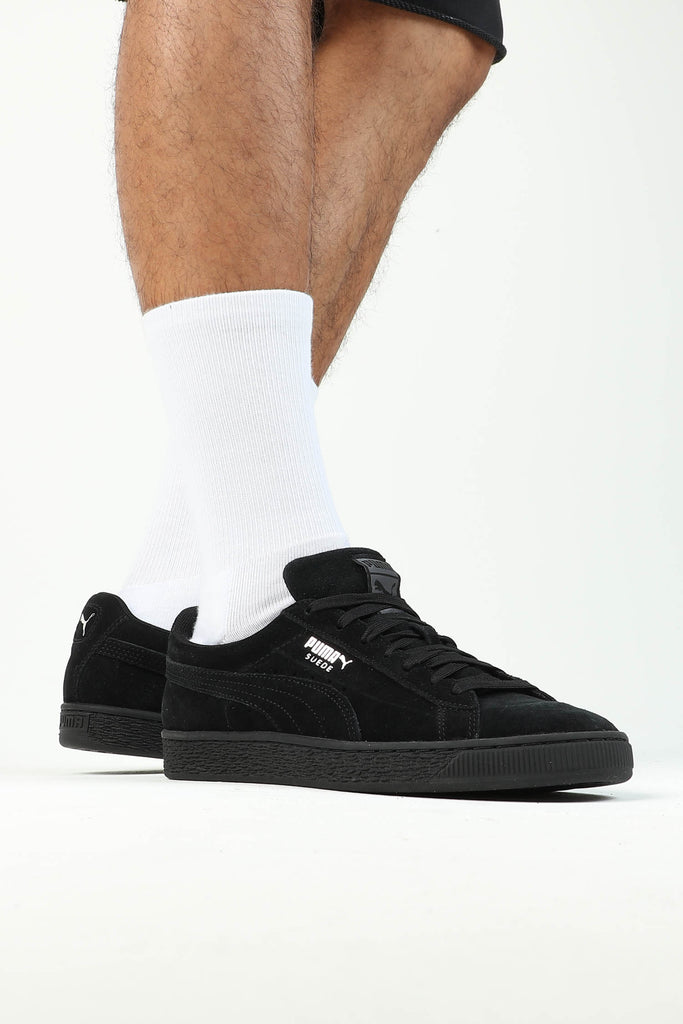 puma suede black black