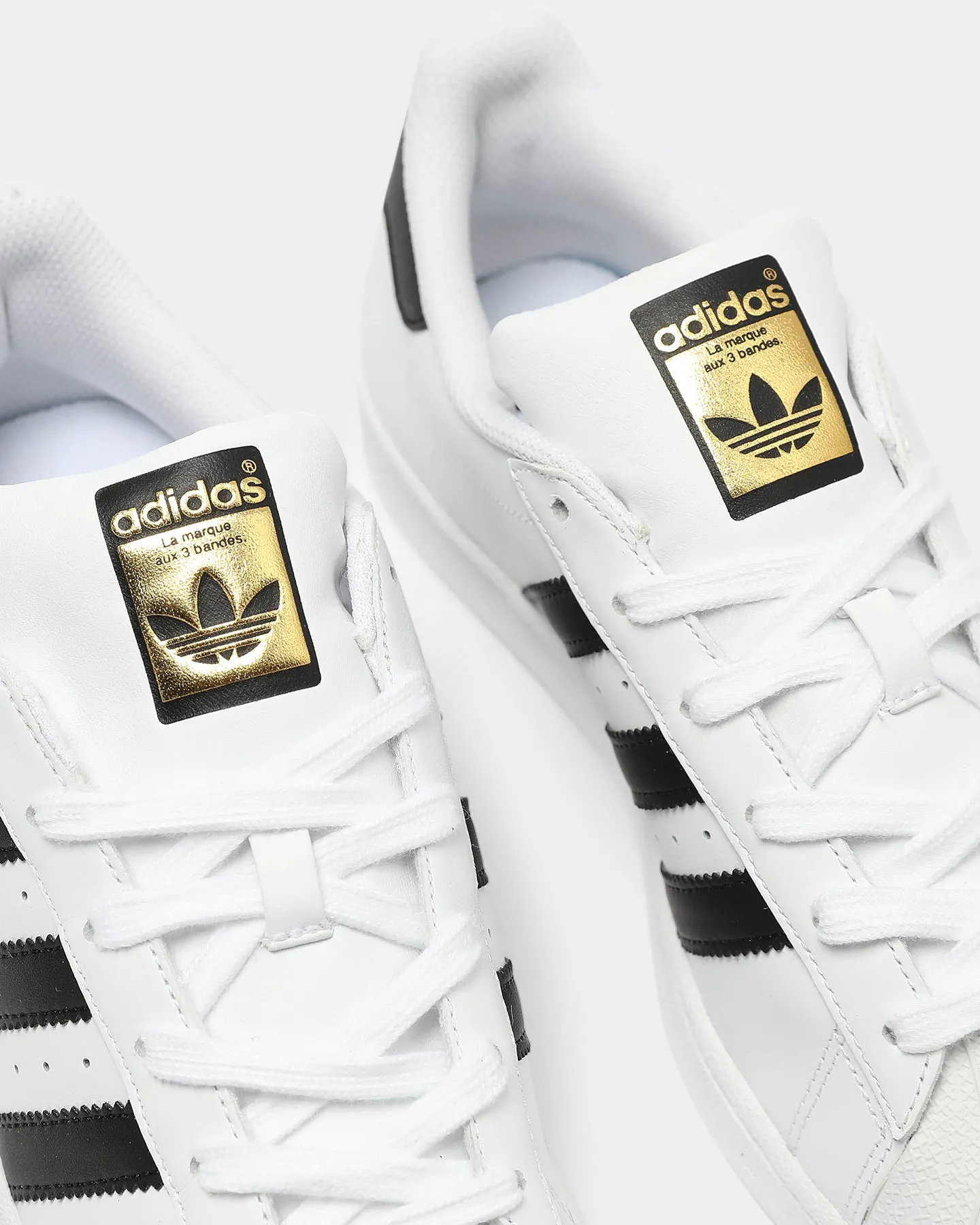 adidas superstar shoes black white 10