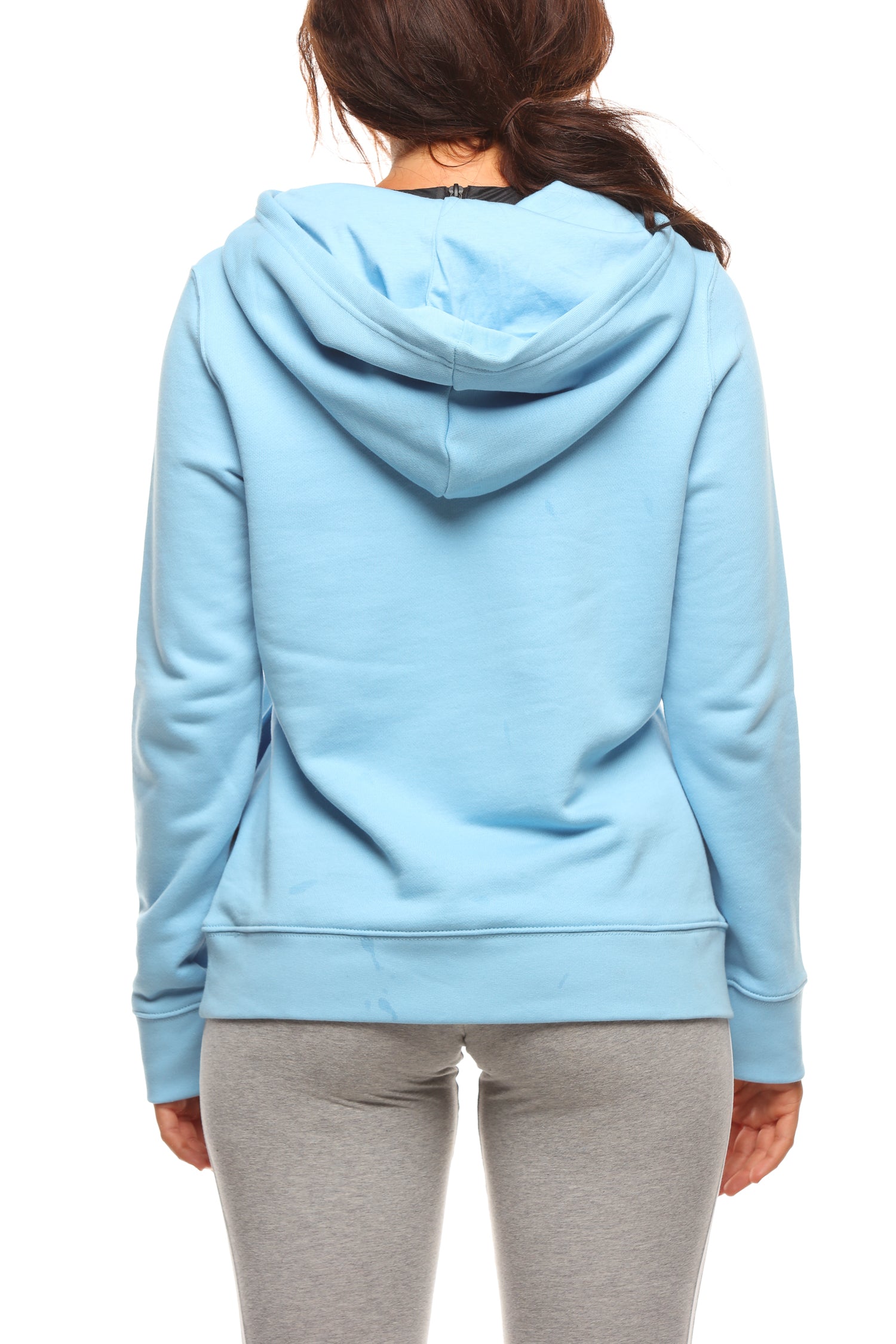 light blue adidas hoodie womens