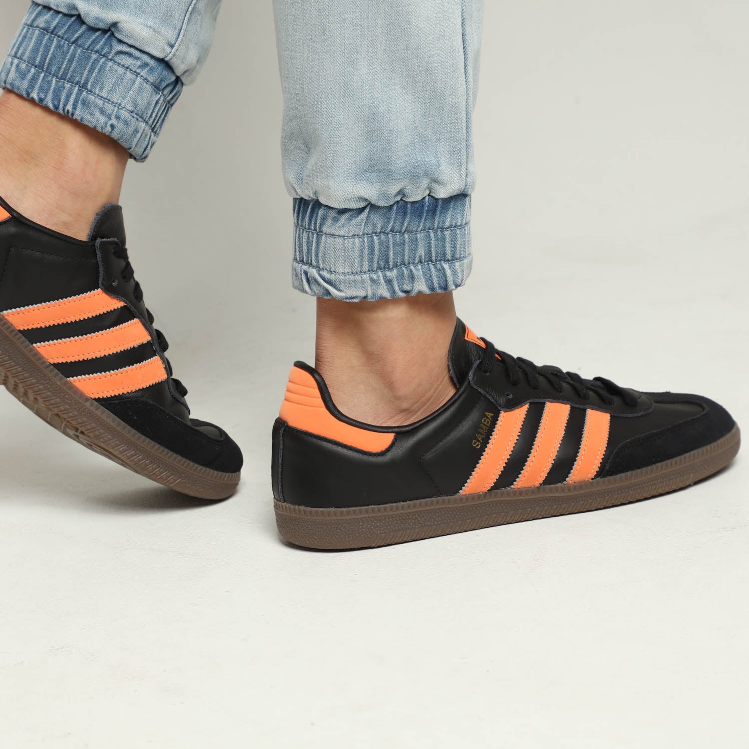 adidas samba og black orange