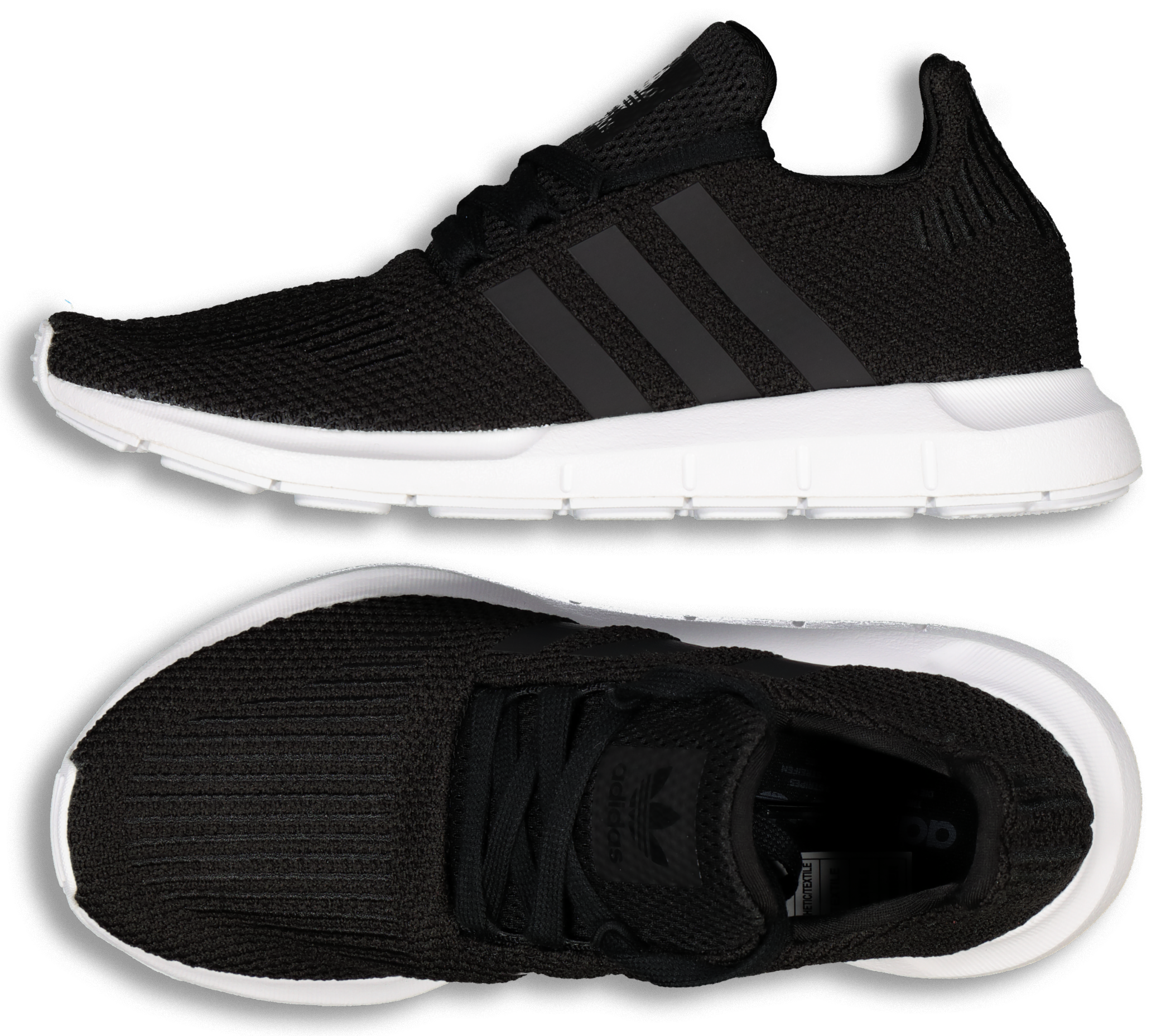 adidas swift run black and white