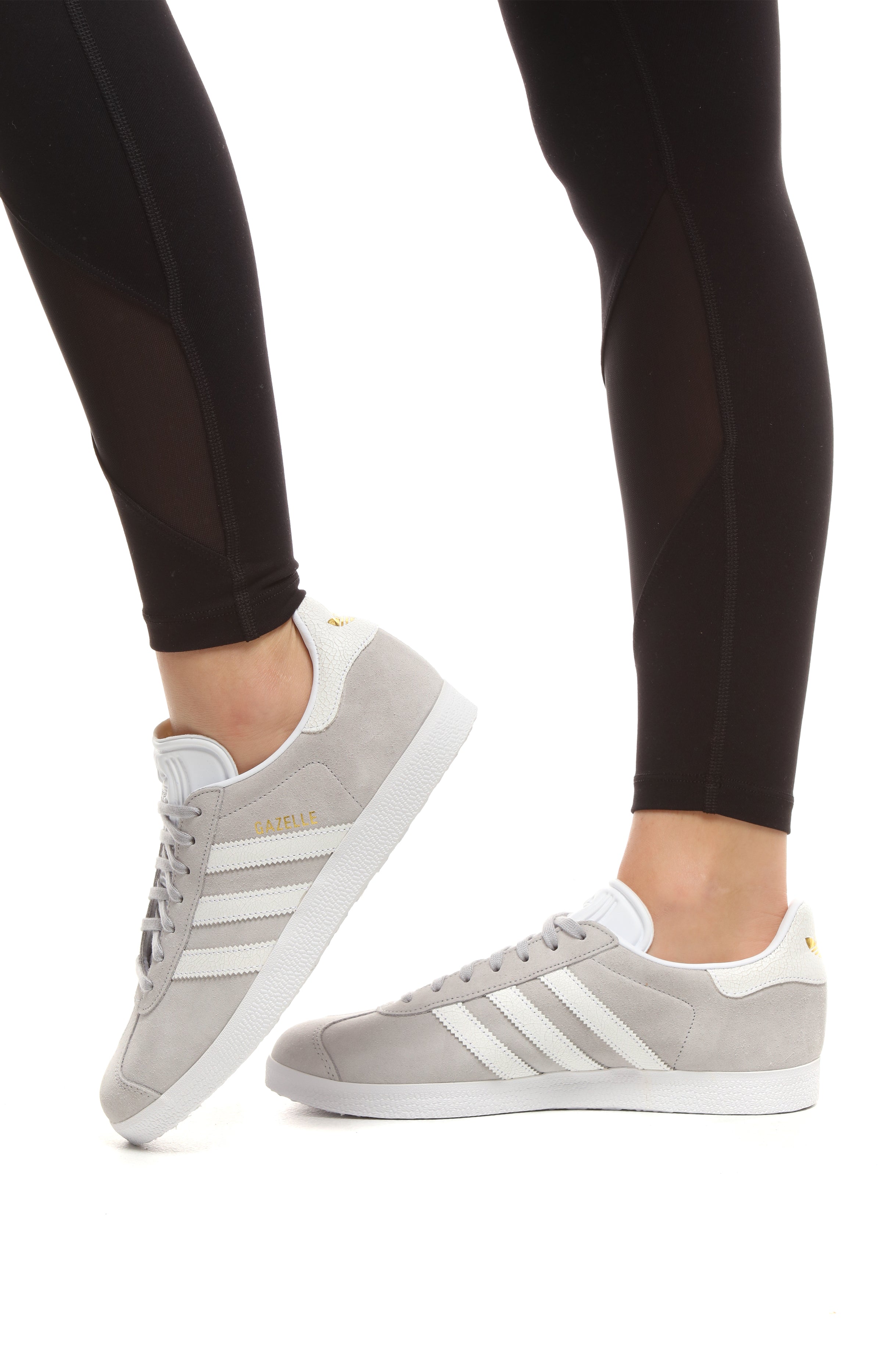 Adidas Women's Gazelle Grey/White 