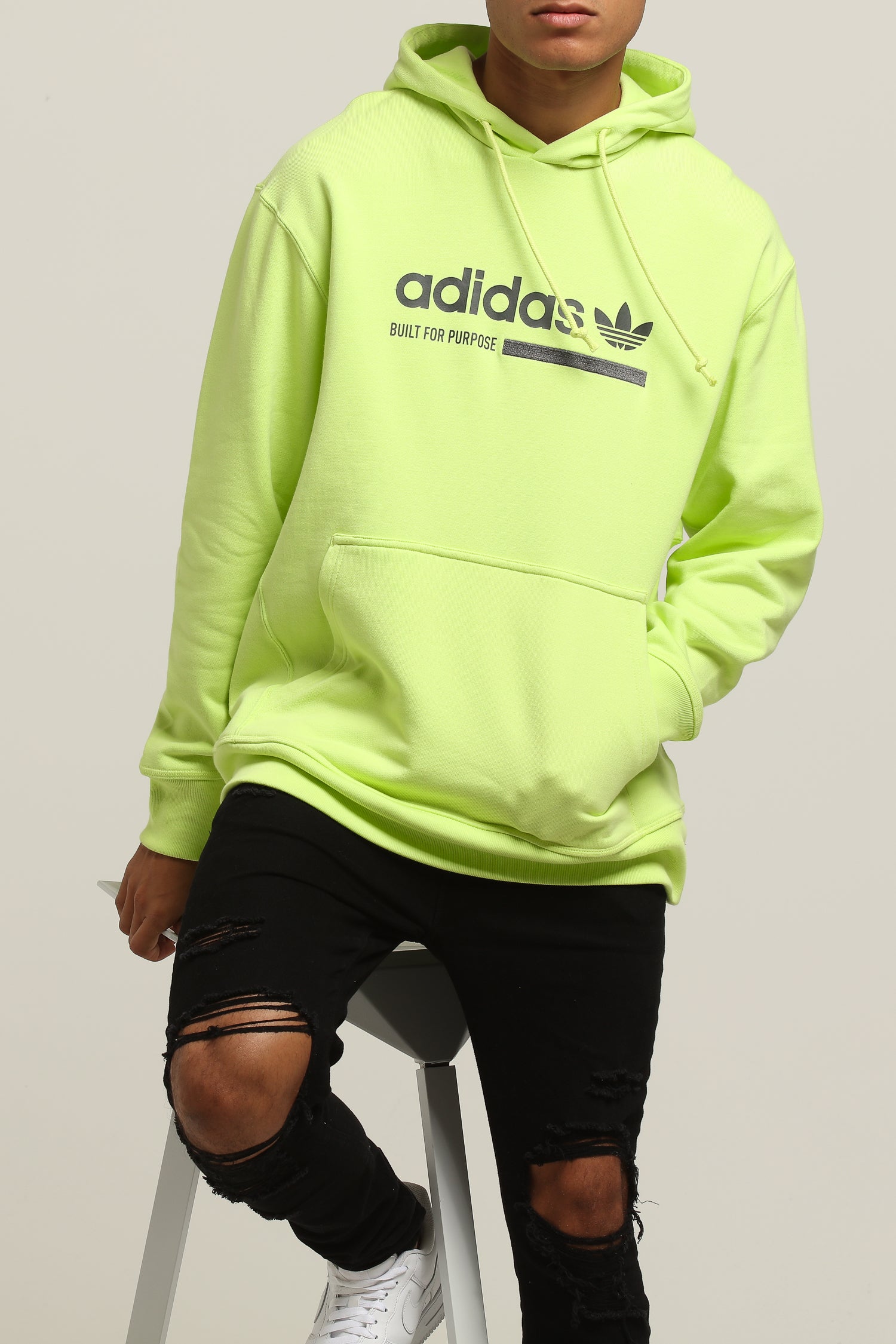 lime green hoodie adidas