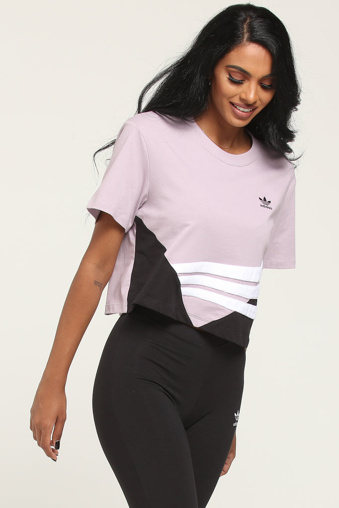 adidas crop tee