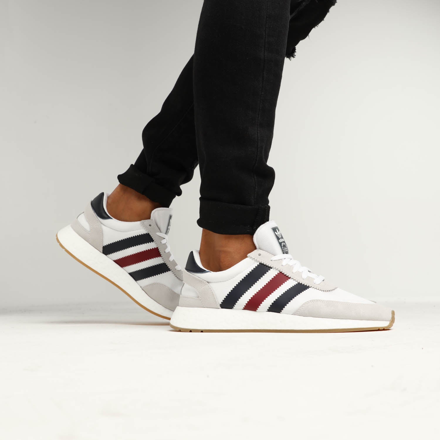 adidas i 5923 white burgundy navy