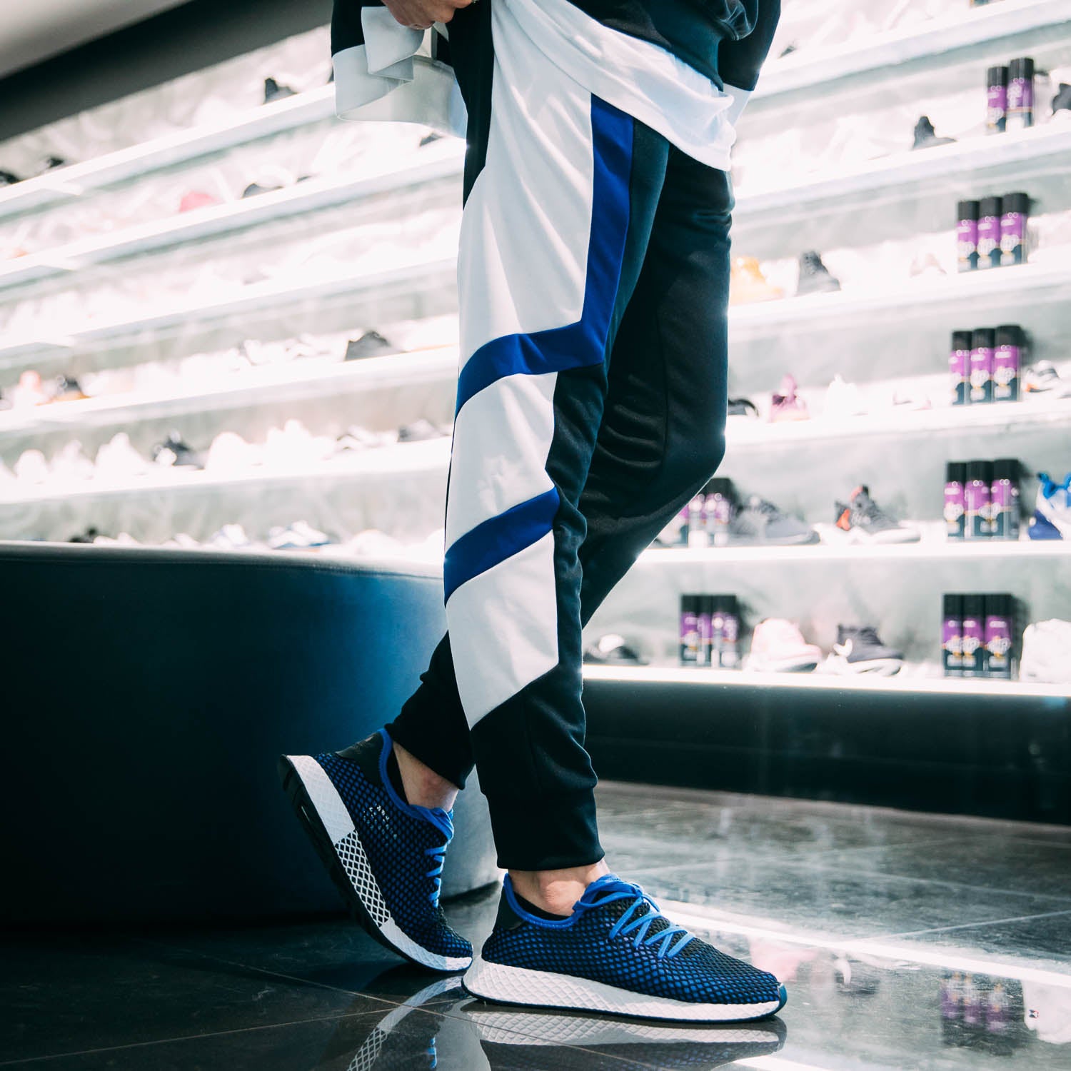 eqt block track pants