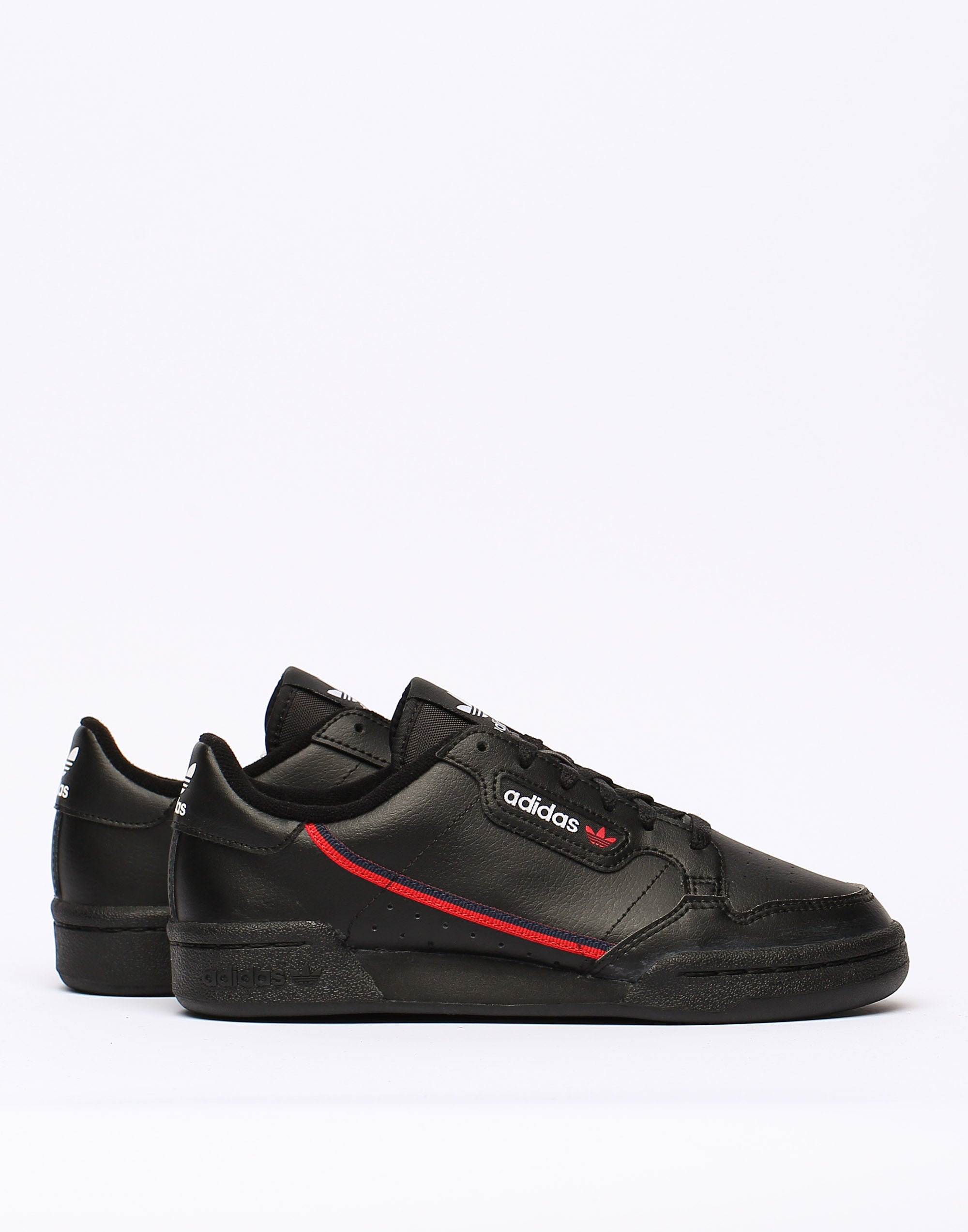 adidas continental 80 black red
