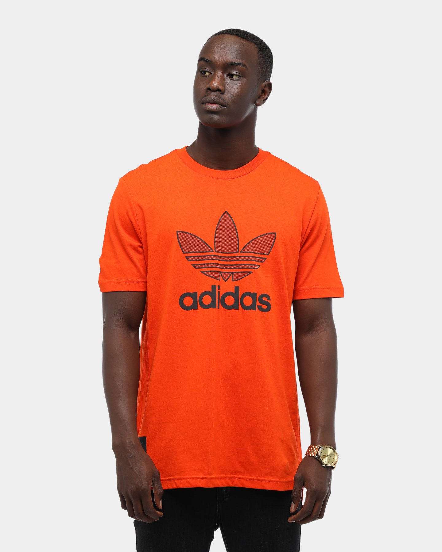 orange adidas t shirt