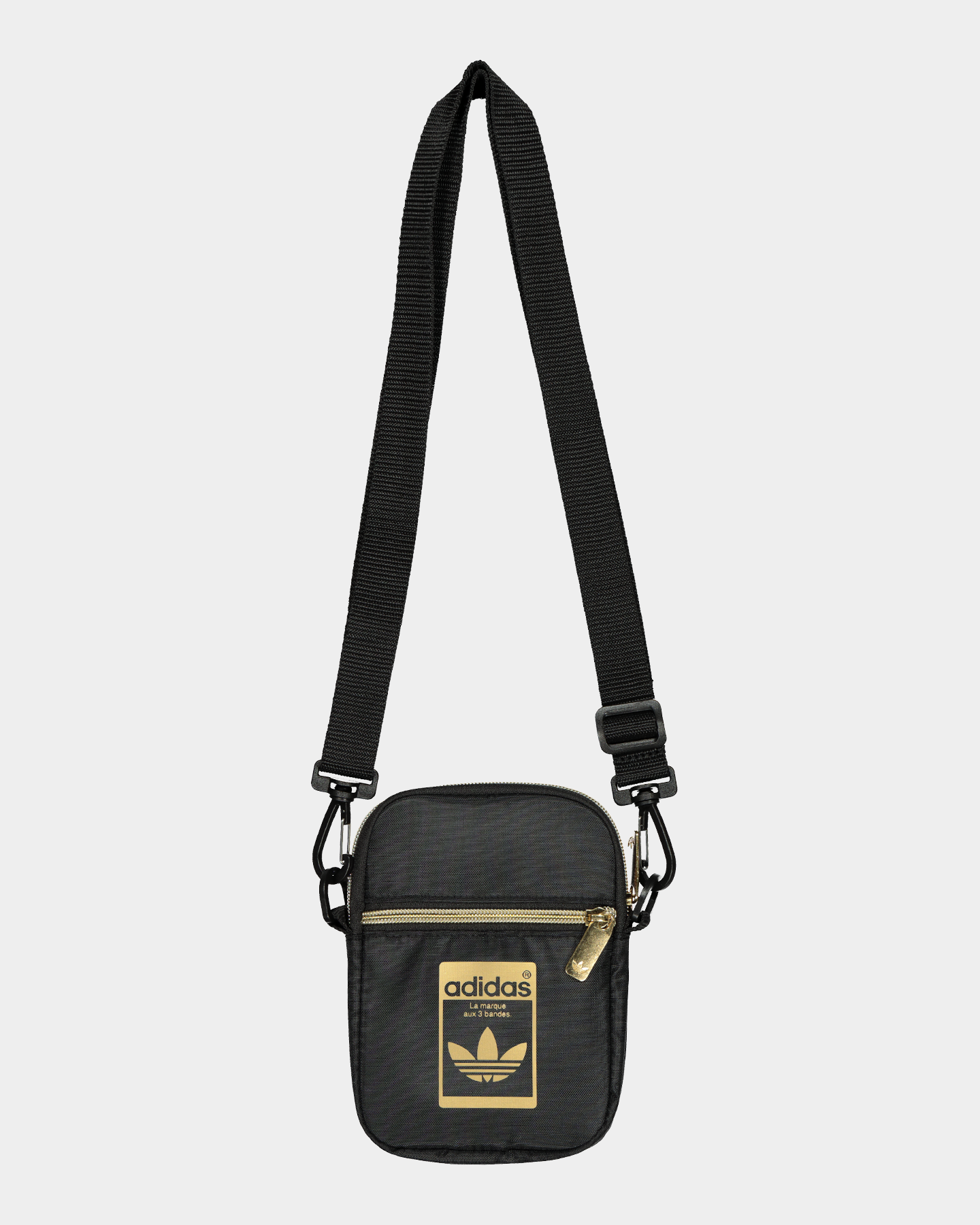 adidas messenger bag black gold