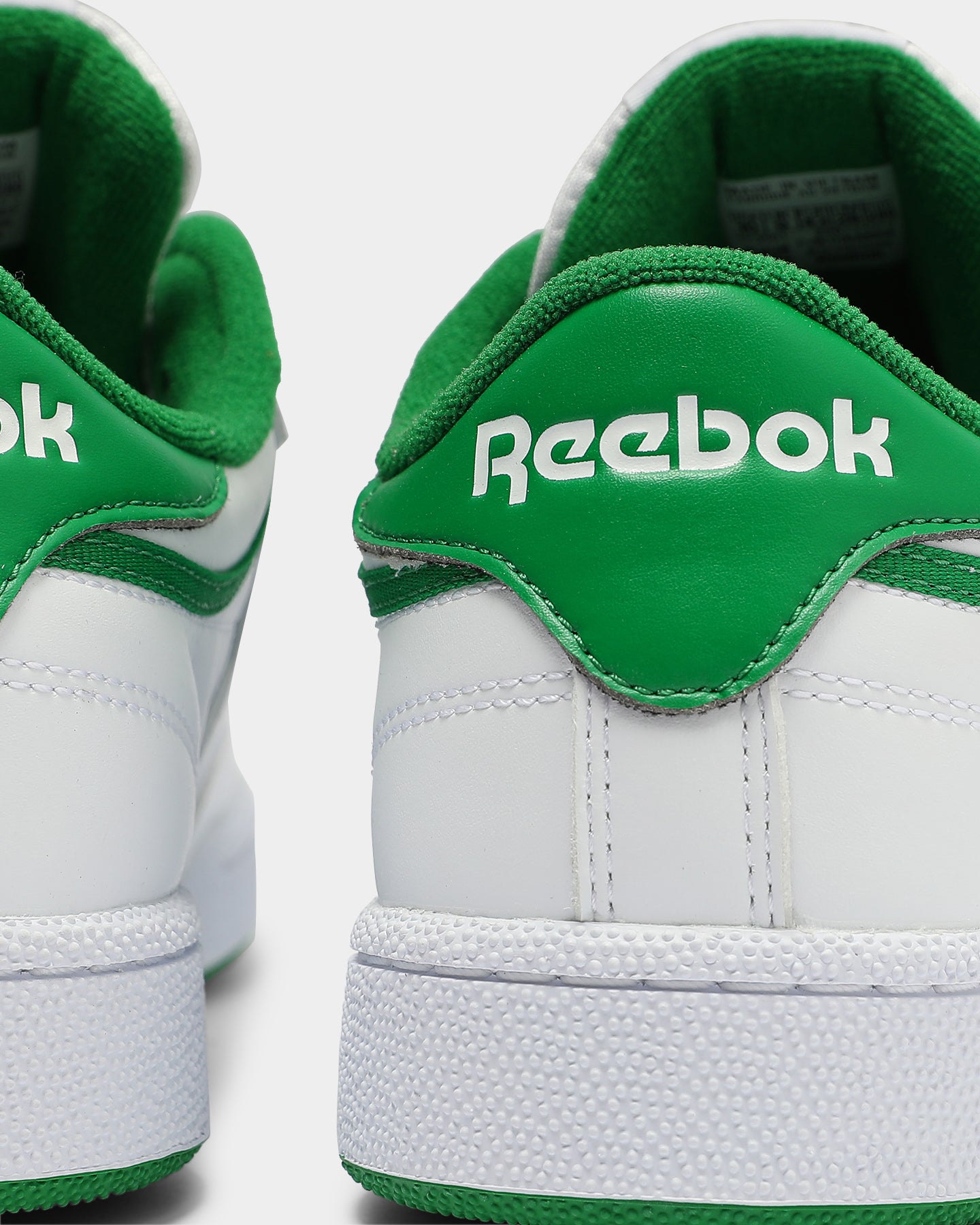 reebok c85 white green