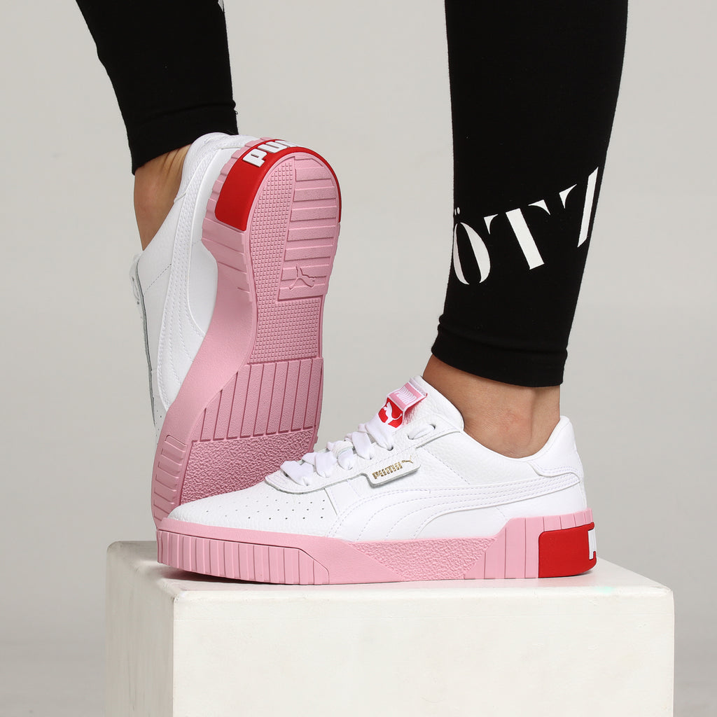 puma cali pink red