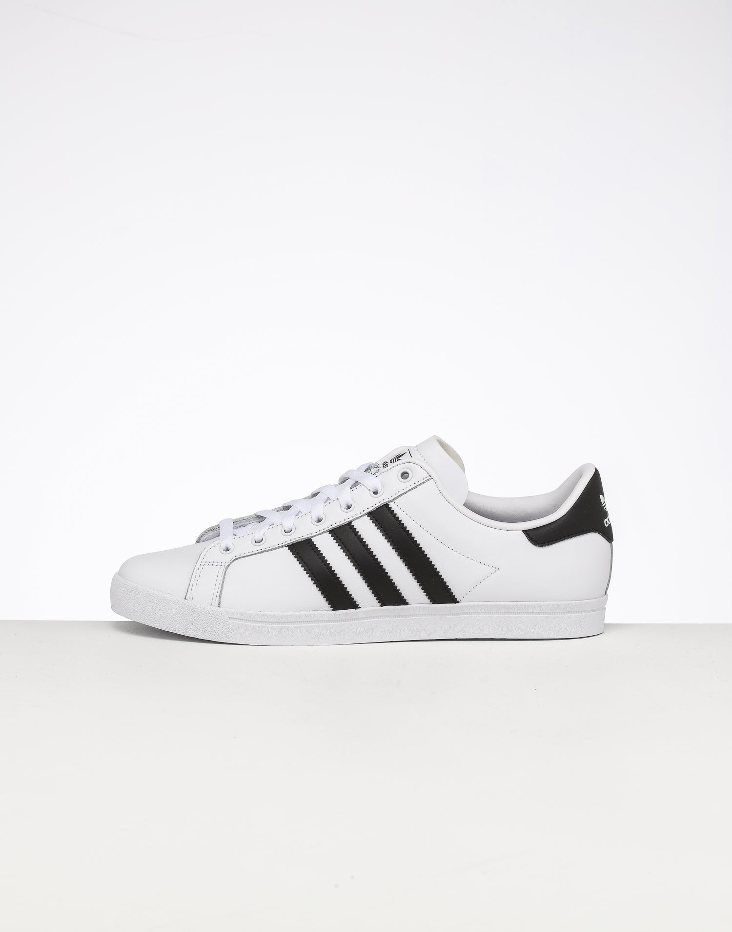 adidas coast star white and black