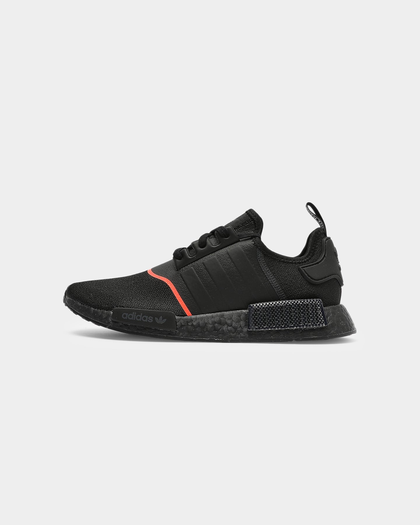 adidas nmd all black with red