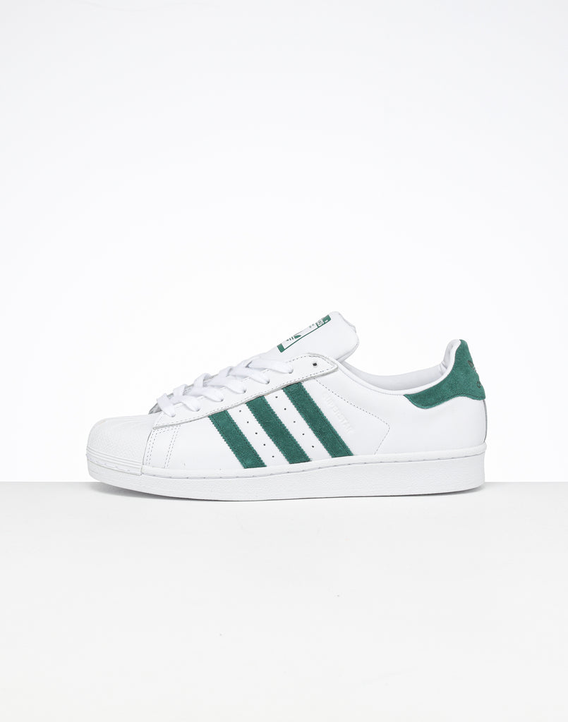 adidas superstar white green