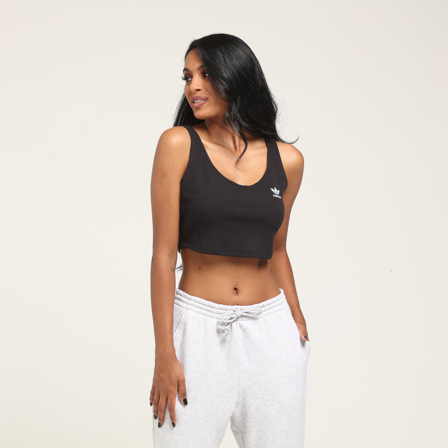 adidas sc cropped tank