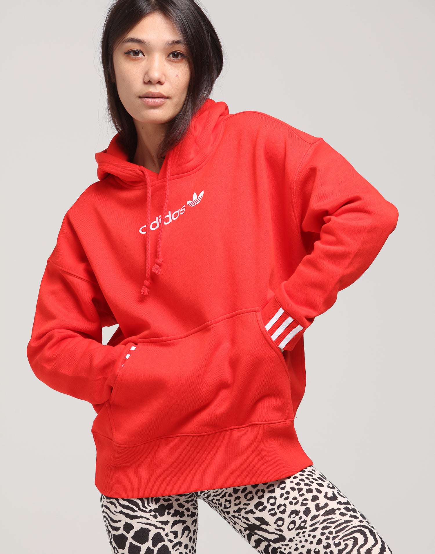 adidas coeeze hoodie red