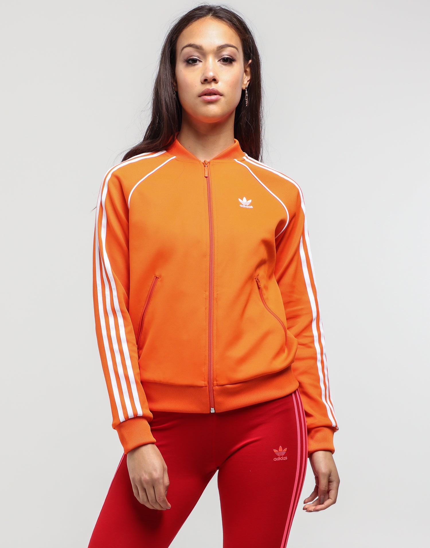adidas sst orange